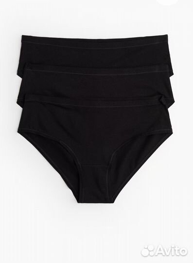 Трусы женские H&M XS новые черные