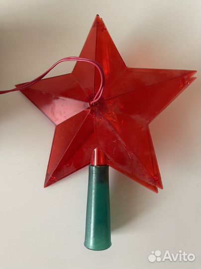 Елочная гирлянда СССР со звездой