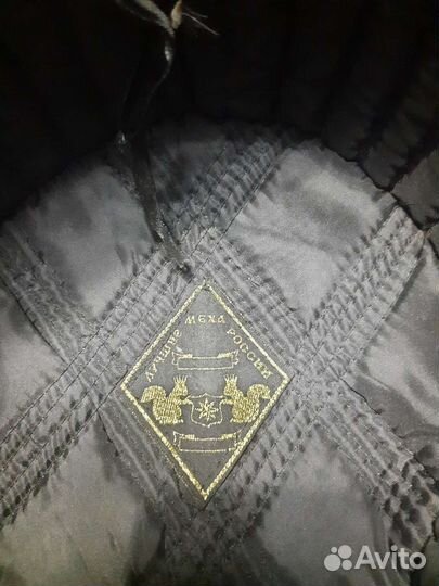 Норковая шапка мужская