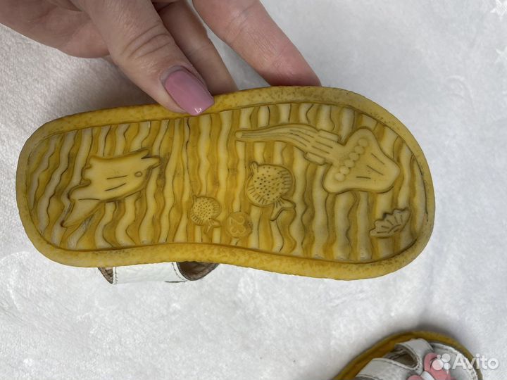 Сандали натуральная кожа для девочки