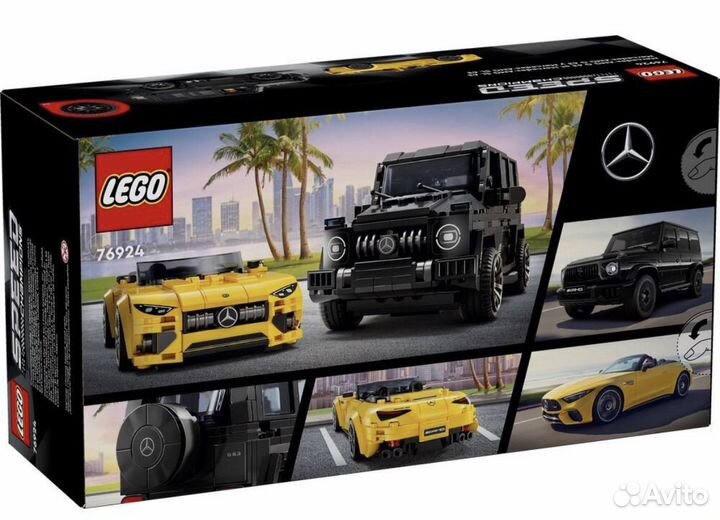 Lego Speed Champions 76924 Mercedes AMG G и AMG SL