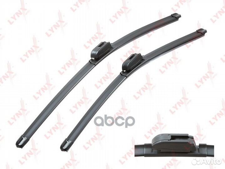 Комплект бескаркасных щеток стеклоочистителя 60