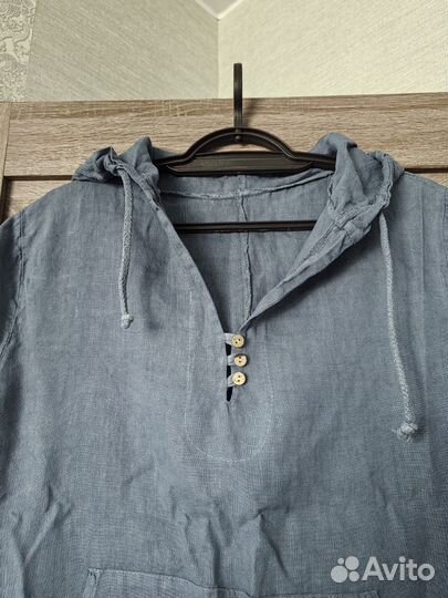 Платье летнее хлопок, лен. 52-56