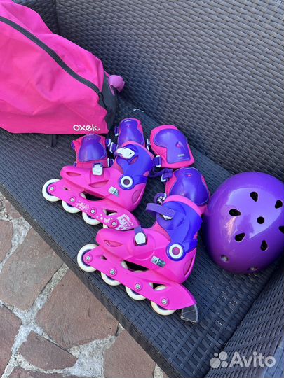 Роликовые коньки детские детские 30-32 декатлон
