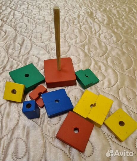 Развивающие деревянные игрушки