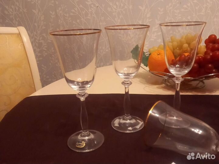 Фужеры бокалы bohemia crystal 250 ML