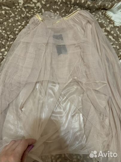 Юбка сетка длинная