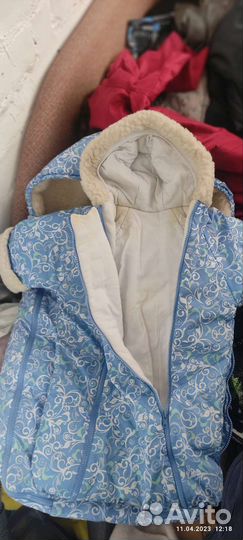 Конверт на выписку зимний