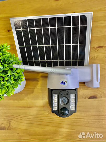 Умная 4G камера на солнечных батареях V380