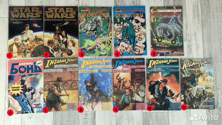 Книги комиксы 1990-2000 гг. из коллекции