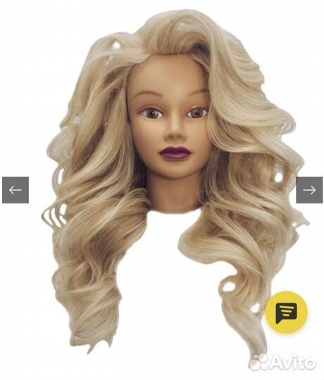 Манекен натуральные волосы