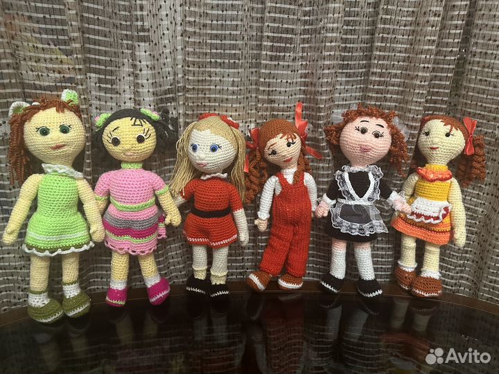 Вязаные игрушки ручной работы