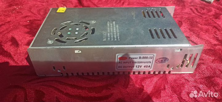 Блок питания 12 вольт 40 ампер