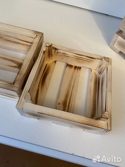 Ящик деревянный подарочный