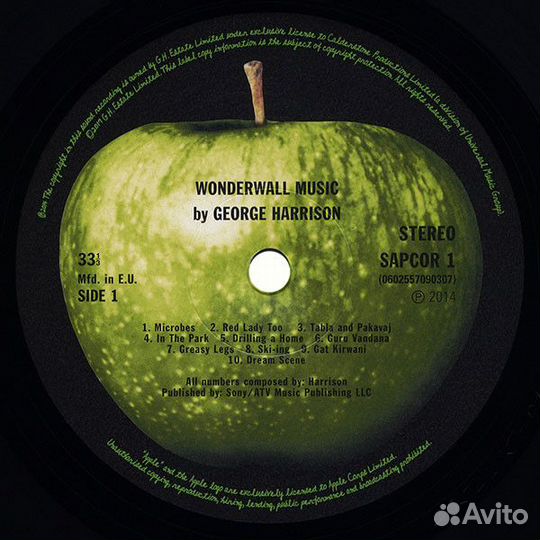 Виниловая пластинка Harrison, George, Wonderwall M