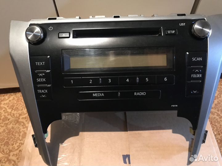 Штатная аудиосистема toyota