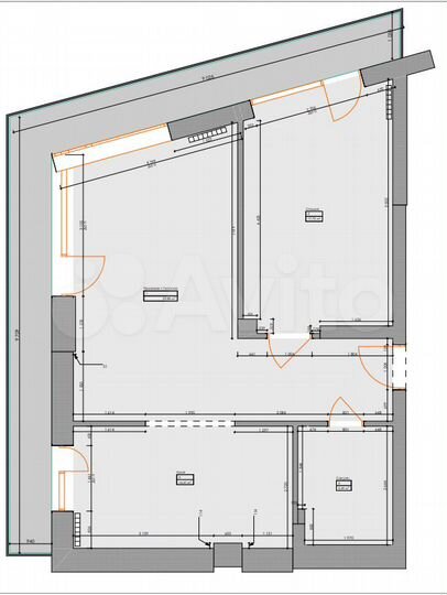 2-к. апартаменты, 82,3 м², 4/5 эт.