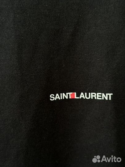 Saint laurent футболка черная S оригинал