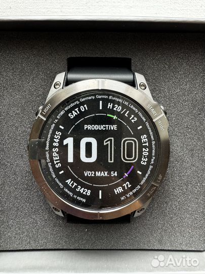 Garmin Fenix 7x Sapphire Solar