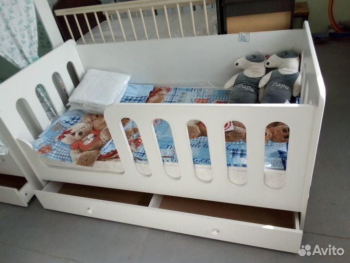 Детская кроватка Дом без крыши 1600-800