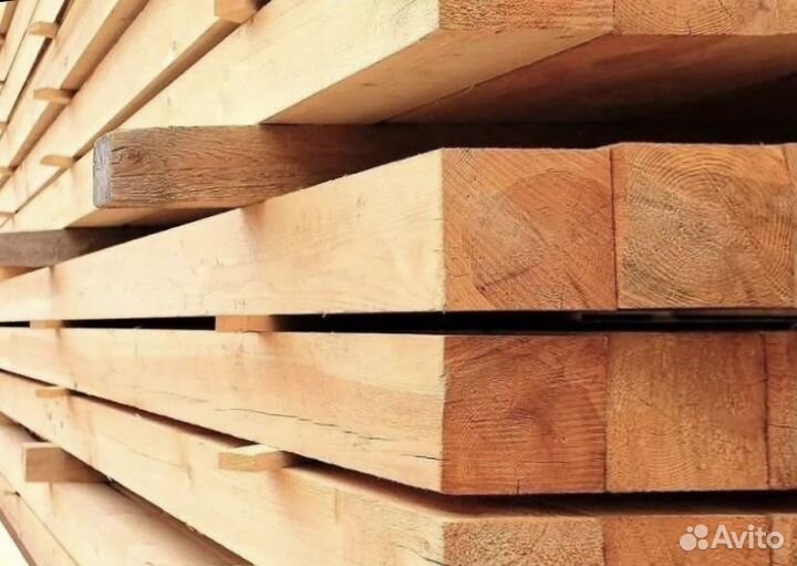 Брус 100*200*6000 1-ый Сорт