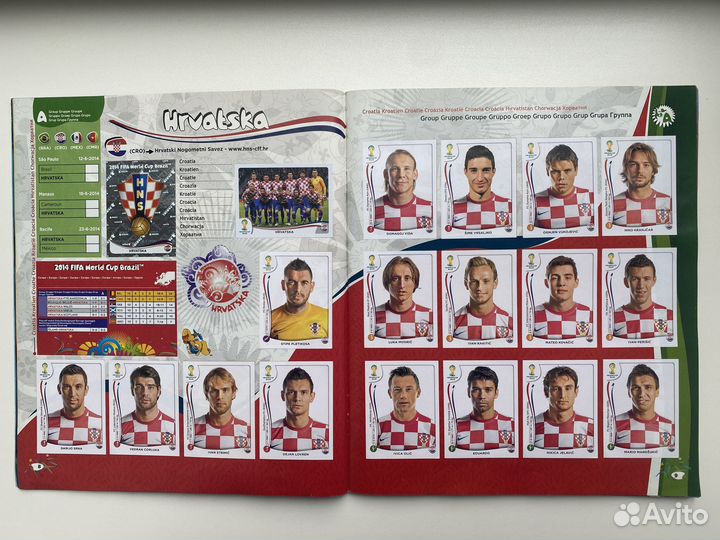 Альбом Panini чм 2014 наклейки футбол