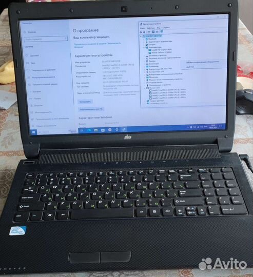 Ноутбук dns a35fb