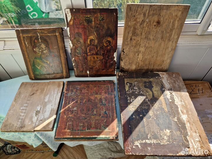 Старинные иконы, пустыри, иконные доски
