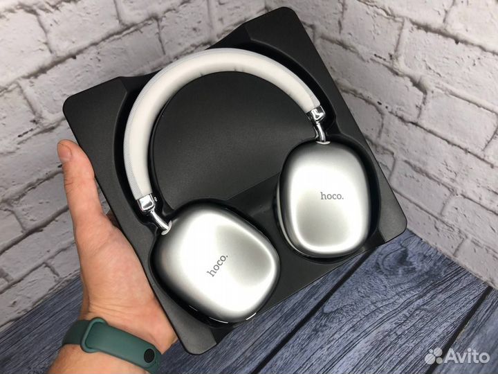 Беспроводные наушники Hoco W35 Silver