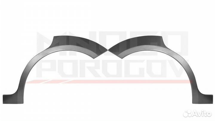 Комплект задних арок Hyundai Accent тагаз 2