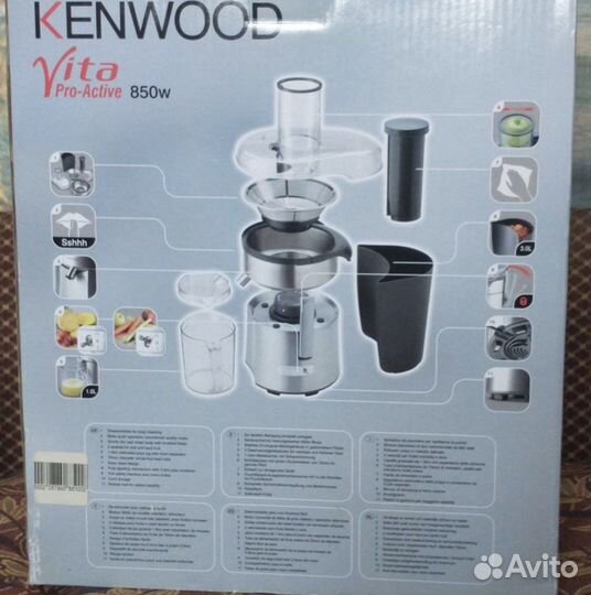Соковыжималка kenwood vita pro-active