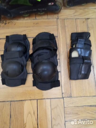 Ролики б/у р. 38 + защита