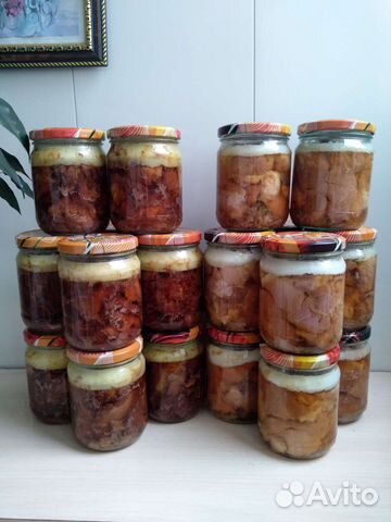 Говядина.Свинина.Тушёнка домашняя, очень вкусная