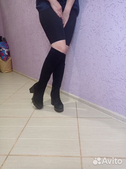 Ботфорты зимние натуральные