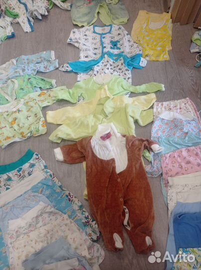 Детские вещи пакетом 0-12 мес