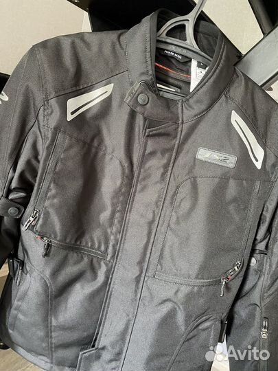 Мотокуртуа черная L (LS2 phase MAN jacket)