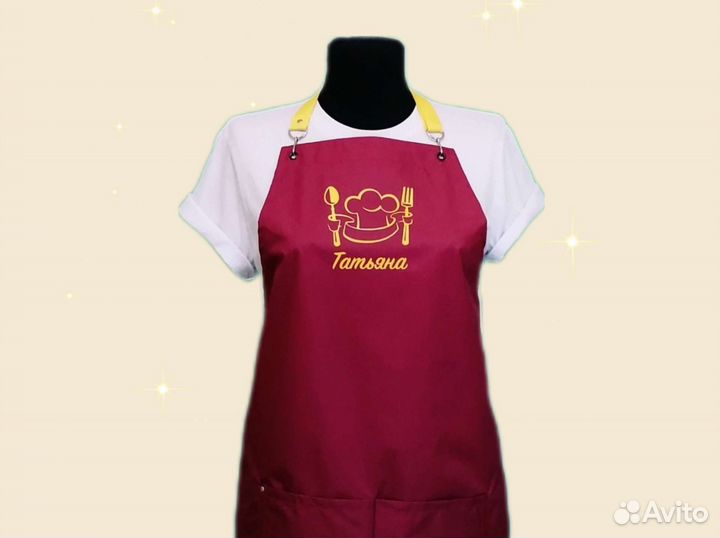 Фартук для кафе с логотипом