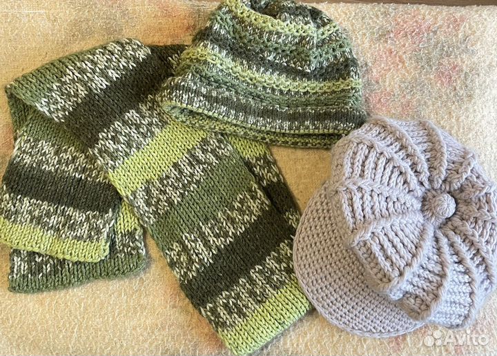 Комплект шапка и шарф