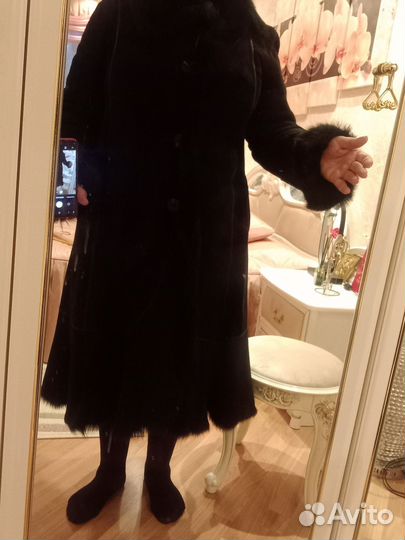 Дубленка натуральная женская 48 50