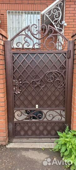 Ворота кованые