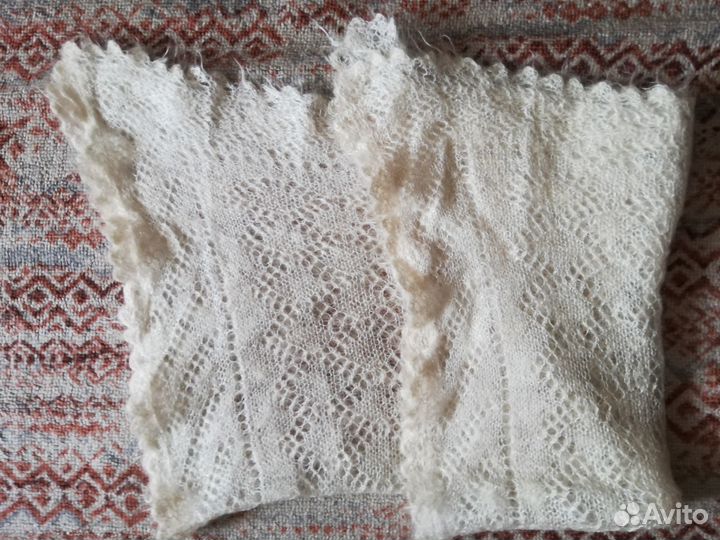 Пуховый платок паутинка