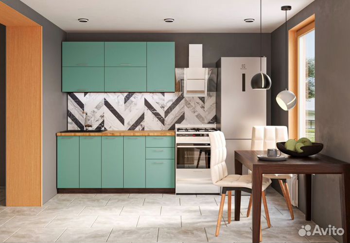 Кухня Валерия 1600 дуб кальяри