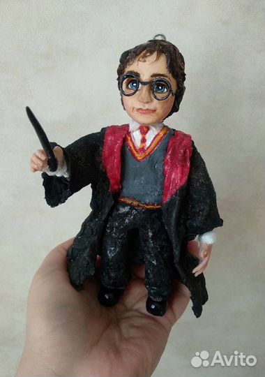 Ватная ёлочная игрушка Гарри Поттер