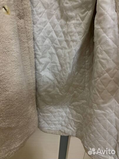 Шуба-пальто женское тедди