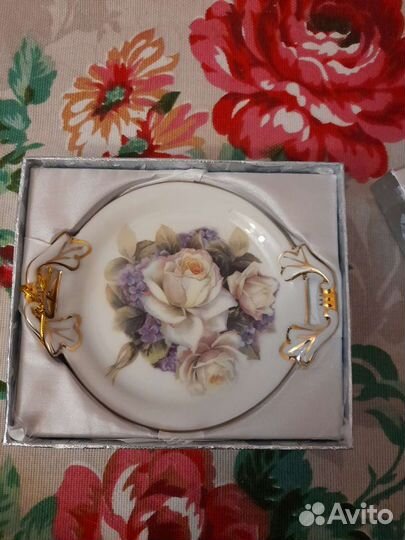 Блюдце праздничное миниатюрное