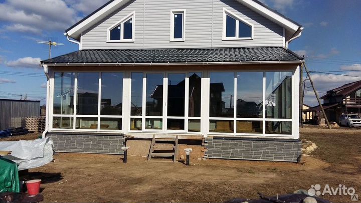 Пластиковые окна пвх для коттеджей, домов, дач