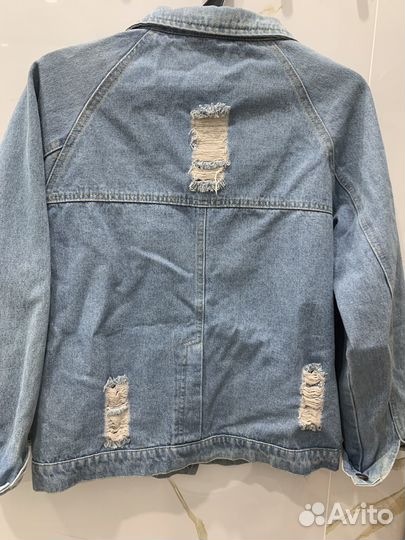 Джинсовая куртка женская 42 44 46
