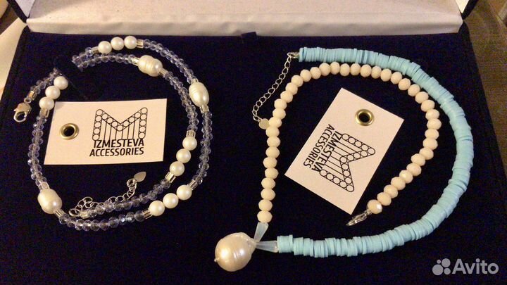 Чокеры с жемчугом