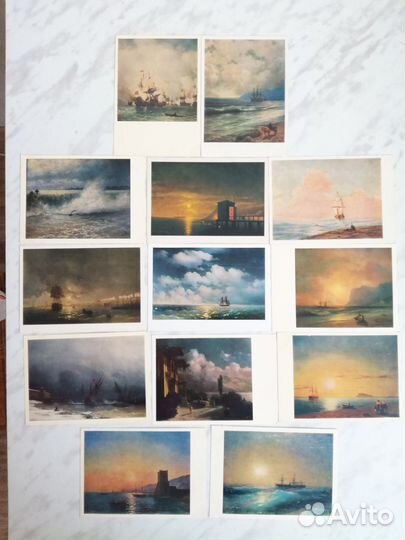 Открытки Куинджи Саврасова Шишкина Айвазовского