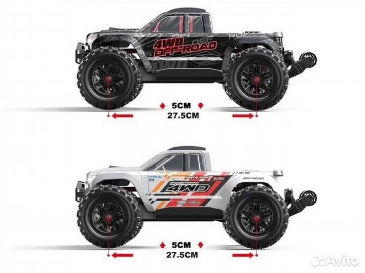 MJX Hyper Go 10208 Brushless 4WD 2.4G LED 1/10